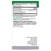 Nature’s Answer Echinacea Astragalus supplement facts 90 vegetarian capsules back label