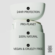 Fussy Refillable Natural Deodorant Tropic Tonic ingredient information 40g