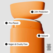 Fussy Refillable Natural Deodorant Road Trip ingredient information 40g