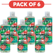Faith In Nature Aloe Vera Soothing Shampoo 400ml Pack of 6