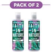 Faith In Nature Lavender & Geranium Balancing Shampoo 100ml Pack of 2