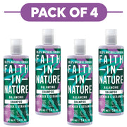 Faith In Nature Lavender & Geranium Balancing Shampoo 100ml Pack of 4