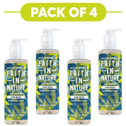 Faith In Nature Seaweed & Citrus Restorative Hand Wash 400ml Pack of 4