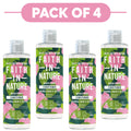 Faith In Nature Wild Rose Nourishing Conditioner 400ml Pack of 4