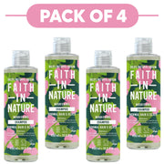 Faith In Nature Wild Rose Nourishing Shampoo 400ml Pack of 4