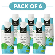 Foodin Organic Coconut Water 330ml Pack of 6