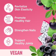 Force Factor Collagen Boosting Superfoods Tropical Fruit Soft Chews – 60 Count