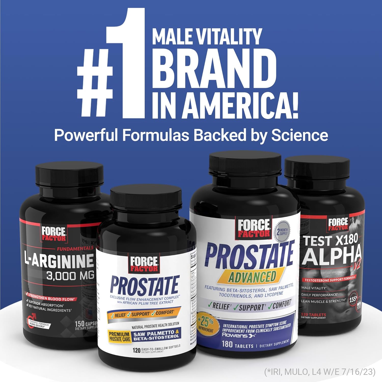 Force Factor Prostate Advanced – 180 Tablets