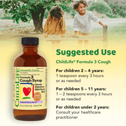 ChildLife Essentials Formula 3 usage instructions kids syrup berry 118.5ml