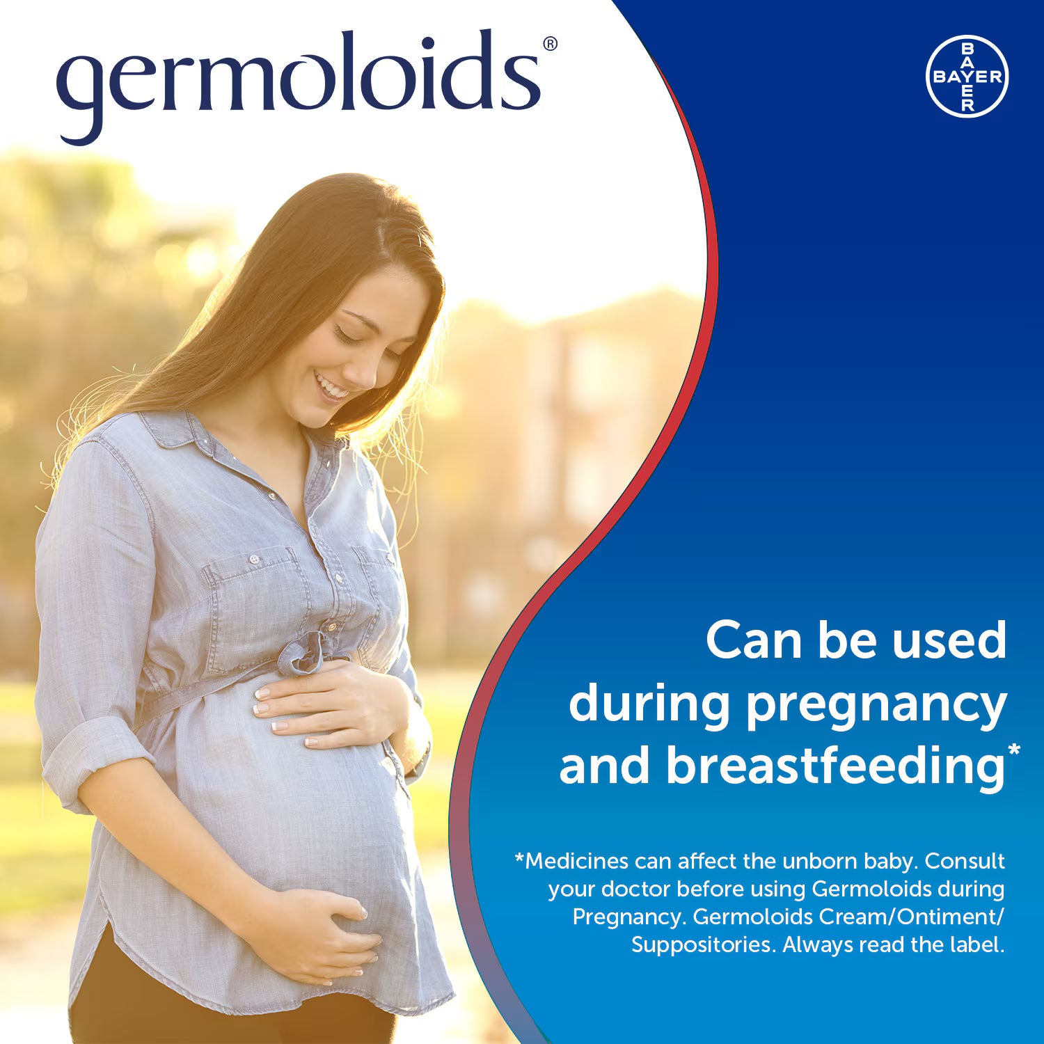 Germoloids Cream 25ml tube with applicator for internal and external use