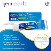 Germoloids Ointment 55ml application instructions with included applicator