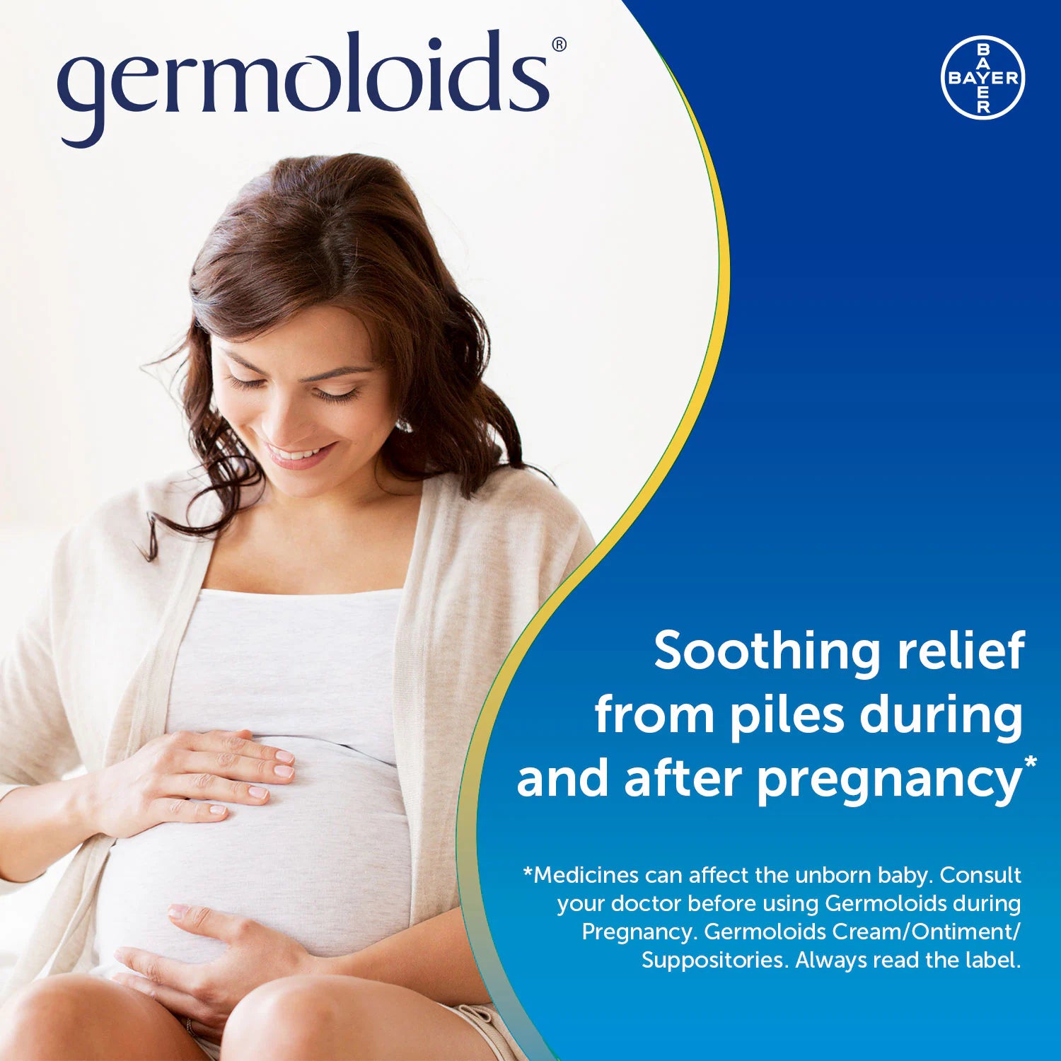 Germoloids Ointment 55ml tube with applicator for internal and external use