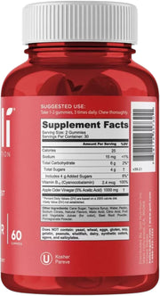Barcode Image: Goli Nutrition ACV Gummies barcode packaging 60 count
