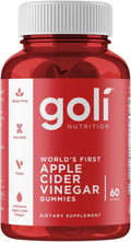 Gummies au vinaigre de cidre de pomme Goli Nutrition, 60 unités