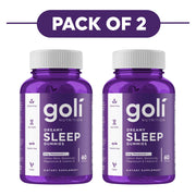 Goli Nutrition Dreamy Sleep Gummies 5mg Melatonin 60 Count Pack of 2