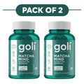 Gummies cognitives Matcha Mind Goli Nutrition, 60 unités