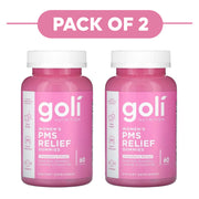 Goli Nutrition Women's PMS Relief Gummies 60 Count Pack of 2