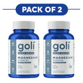 Goli Nutrition Zero Sugar Magnesium Gummies 260mg 60 Count Pack of 2