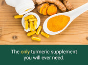 Hey Nutrition Turmeric Extract Complex with Vitamin C - 60 Capsules