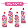 Harpic Active Fresh Pink Blossom Toilet Cleaning Gel 750ml Pack of 4