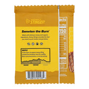 Honey Stinger Organic Honey Waffle snack, honey flavour, 30g single-serving wrapper, ingredients information & barcode