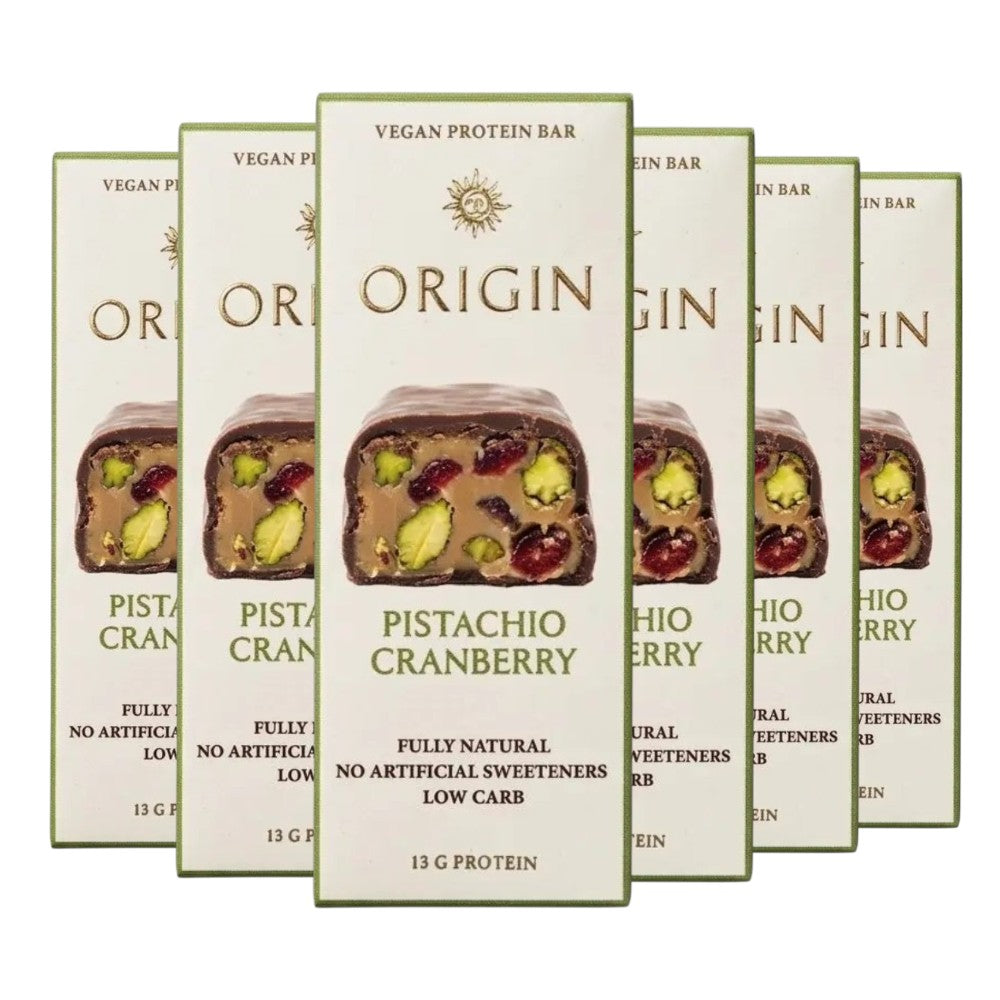 Origin Pistachio Cranberry Vegan Protein Bar 45g