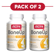 Jarrow Formulas BoneUp Calcium 1000mg 120 Capsules Pack of 2
