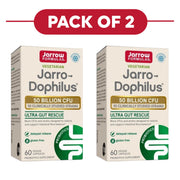 Jarrow Formulas Jarro-Dophilus 50 Billion CFU 60 Veggie Capsules Pack of 2