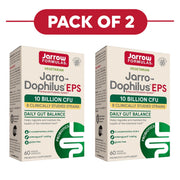 Jarrow Formulas Jarro-Dophilus EPS 10 Billion CFU 60 Veggie Capsules Pack of 2