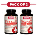 Jarrow Formulas Méthyl B12 & Méthyl Folate - 60 Comprimés à Mâcher