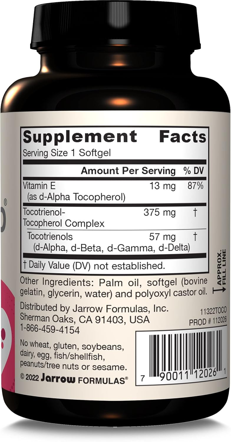 Jarrow Formulas Toco-Sorb® – 60 Softgels