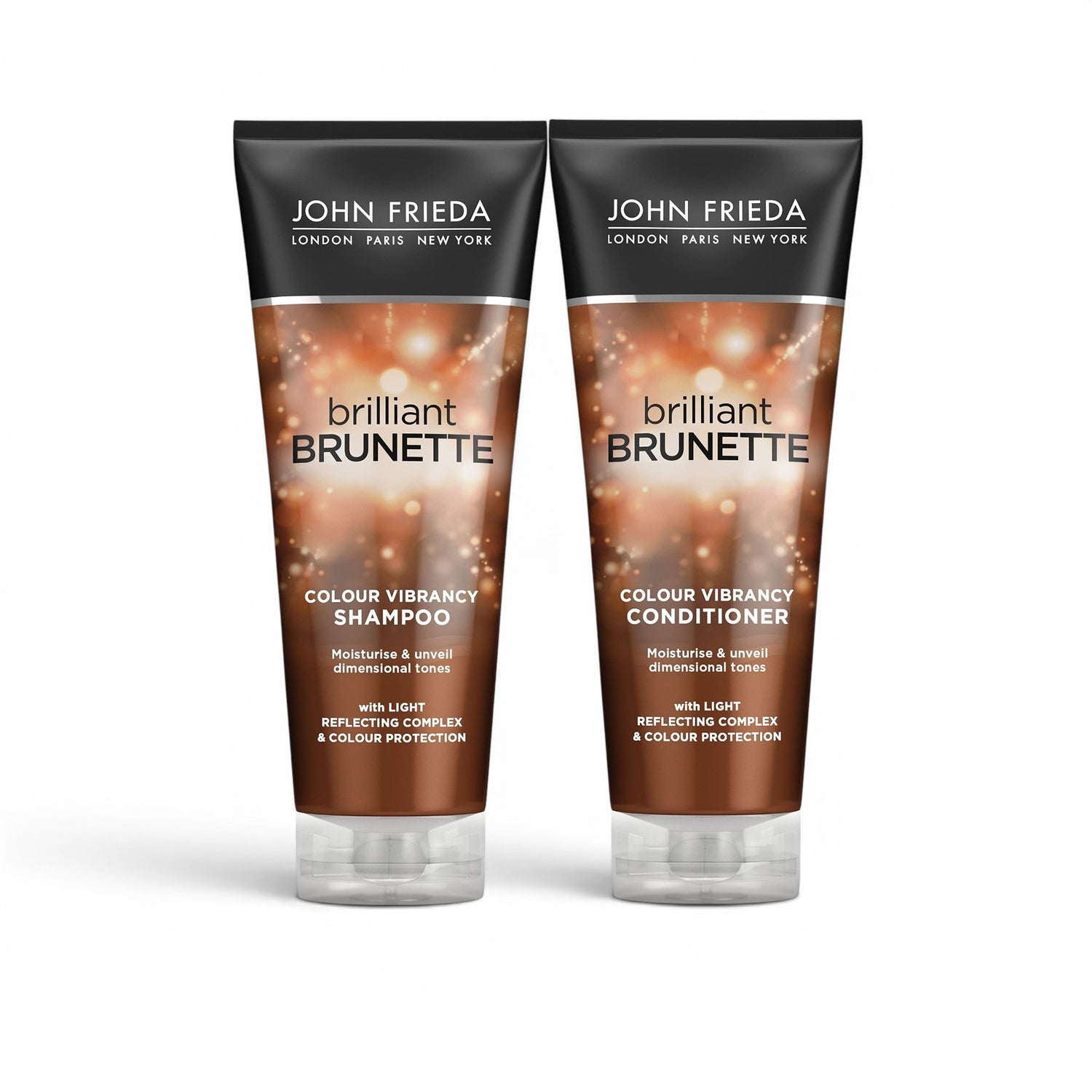 John Frieda Brilliant Brunette Shampoo & Conditioner Duo Pack 2 x 250ml