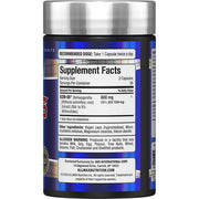 Supplement facts, ingredients, and directions for ALLMAX Ashwagandha KSM-66.