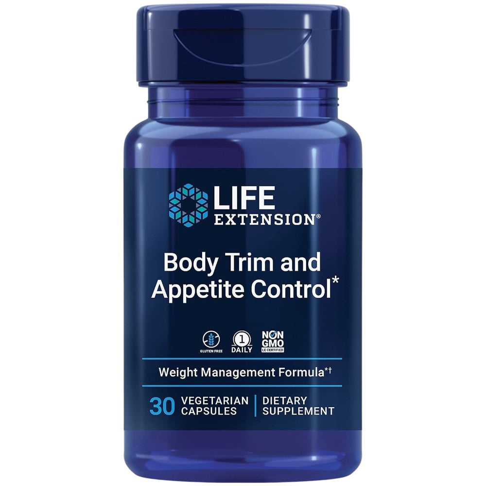 Life Extension Body Trim Appetite Control dietary supplement vegetarian capsules, 30 capsules, 500mg Metabolaid®