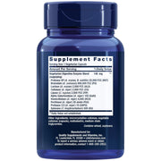 Life Extension Enhanced Super Digestive Enzymes dietary supplement vegetarian capsules, 60 capsules, 140mg enzyme blend, supplement facts and ingredients