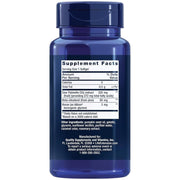 Life Extension PalmettoGuard dietary supplement softgel bottle, saw palmetto and beta-sitosterol, no flavour, 30 softgels, supplement facts and ingredients