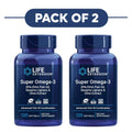 Life Extension Super Omega-3 Advanced Fish Oil 120 Softgels Pack of 2