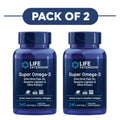 Life Extension Super Omega-3 EPA DHA Fish Oil 240 Softgels Pack of 2