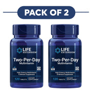 Life Extension Two-Per-Day Multivitamin 120 Tablets Pack of 2