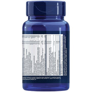 Life Extension Two-Per-Day Multivitamin 60 tablets bottle packaging showing supplement facts and ingredients, no flavour, 60 tablets