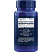 Life Extension Vitamin B3 Niacin 500mg 100 Capsules bottle packaging showing supplement facts and ingredients, no flavour
