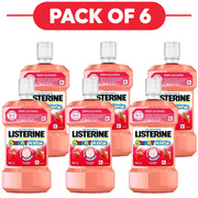 Listerine Smart Rinse Kids Mild Berry Mouthwash 500ml Pack of 6