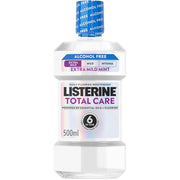 Listerine Total Care Extra Mild Mint Alcohol Free Mouthwash oral rinse bottle 500ml