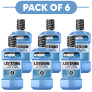 Listerine Total Care Stay White Mouthwash Intense Mint 500ml Pack of 6