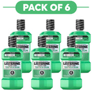 Listerine Total Care Teeth & Gum Mouthwash Intense Mint 500ml Pack of 6