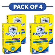 MacuShield Original Plus Chewable Bilberry 30 Tablets Pack of 4