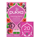 Pukka Organic Herbal Tea, Morning Berry 34g - 20 Sachets