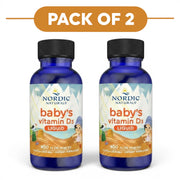 Nordic Naturals Baby's Vitamin D3 Liquid Drops 400 IU 22.5ml Pack of 2