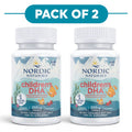 Nordic Naturals Children's DHA 250mg Strawberry 90 Mini Chewable Soft Gels Pack of 2