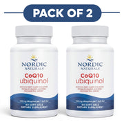 Nordic Naturals CoQ10 Ubiquinol 100mg 60 Soft Gels Pack of 2